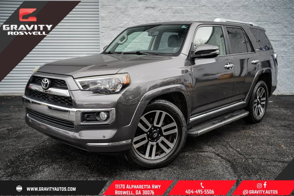 Gray 2016 Toyota 4Runner Limited for sale in Roswell, GA