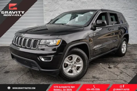 Black 2017 Jeep Grand Cherokee Laredo for sale in Roswell, GA