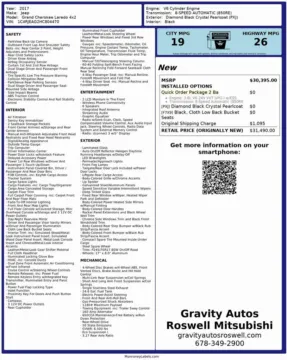 Another view of 2017 Jeep Grand Cherokee Laredo for sale in Roswell, GA at Gravity Autos Roswell