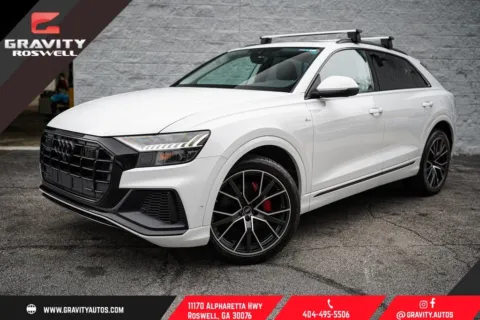 White 2023 Audi Q8 55 Premium Plus for sale in Roswell, GA