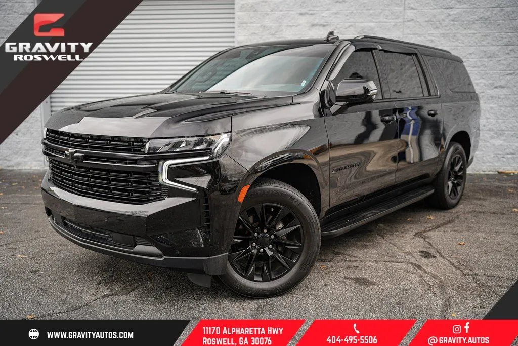 Black 2021 Chevrolet Suburban Premier for sale in Roswell, GA