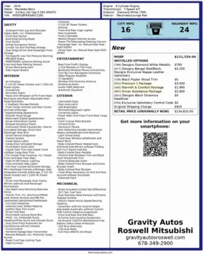 Another view of 2016 Mercedes-Benz S-Class S 550 for sale in Roswell, GA at Gravity Autos Roswell