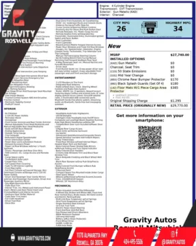 Another view of 2021 Nissan Rogue SV for sale in Roswell, GA at Gravity Autos Roswell