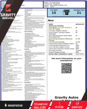 Another view of 2022 BMW X7 M50i for sale in Roswell, GA at Gravity Autos Roswell