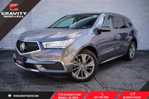 Gray 2018 Acura MDX 3.5L for sale in Roswell, GA