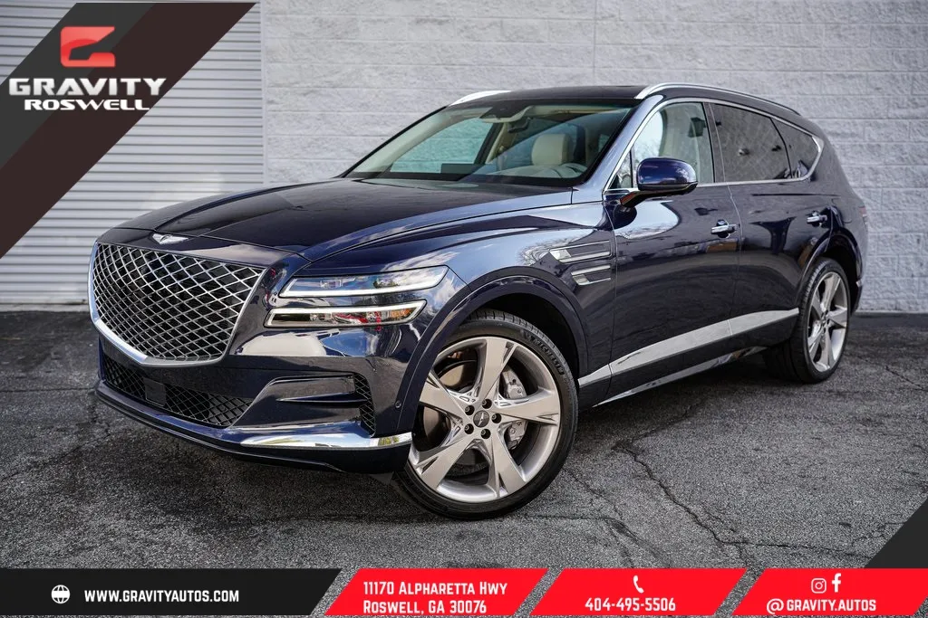 Blue 2022 Genesis GV80 3.5T for sale in Roswell, GA