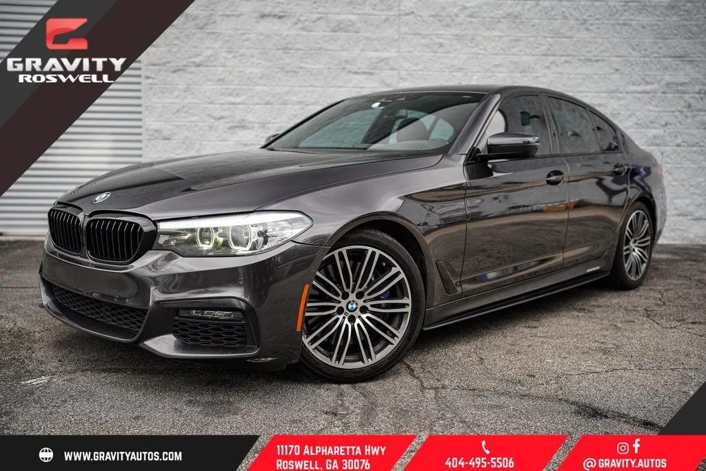 Gray 2019 BMW 5 Series 540i xDrive for sale in Roswell, GA