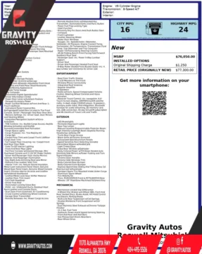 Another view of 2016 Maserati Ghibli S for sale in Roswell, GA at Gravity Autos Roswell