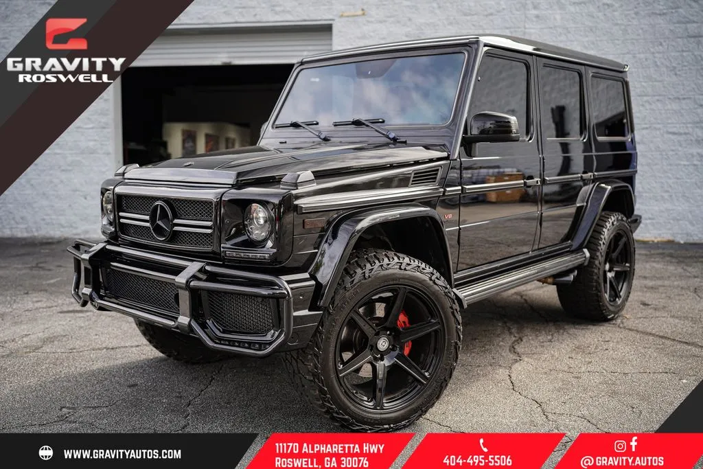 Black 2017 Mercedes-Benz G-Class G 63 AMG for sale in Roswell, GA