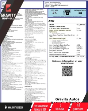 Another view of 2022 BMW 4 Series 430i for sale in Roswell, GA at Gravity Autos Roswell