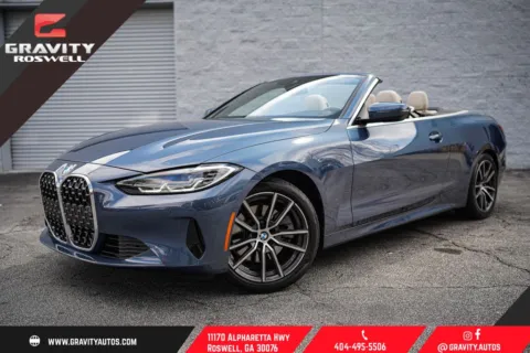 Blue 2022 BMW 4 Series 430i for sale in Roswell, GA