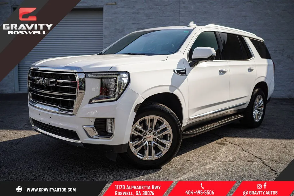 White 2021 GMC Yukon SLT for sale in Roswell, GA
