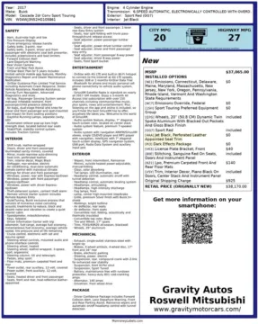 Another view of 2017 Buick Cascada Sport Touring for sale in Roswell, GA at Gravity Autos Roswell