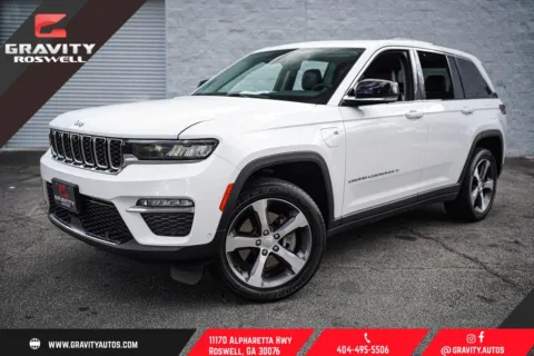 White 2023 Jeep Grand Cherokee 4xe for sale in Roswell, GA