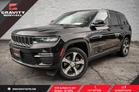 Black 2023 Jeep Grand Cherokee 4xe for sale in Roswell, GA