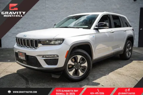 Silver 2023 Jeep Grand Cherokee 4xe for sale in Roswell, GA