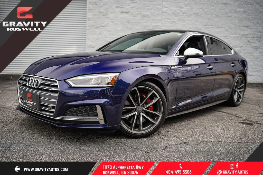 Blue 2019 Audi S5 Sportback Premium Plus for sale in Roswell, GA
