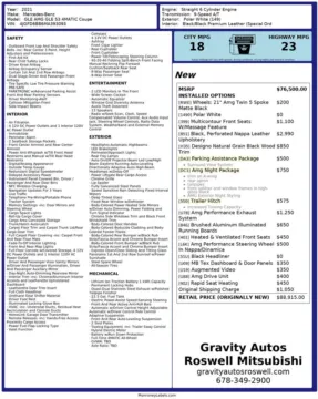 Another view of 2021 Mercedes-Benz GLE 53 AMG for sale in Roswell, GA at Gravity Autos Roswell