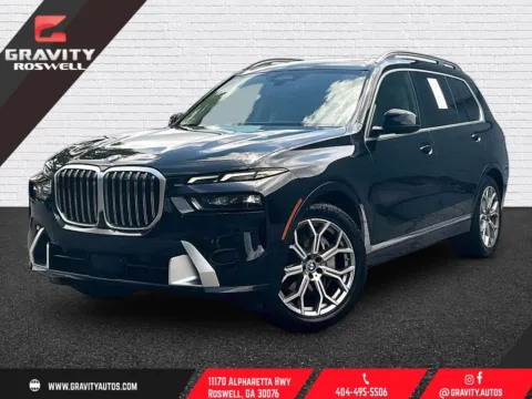 Black 2024 BMW X7 xDrive40i for sale in Roswell, GA