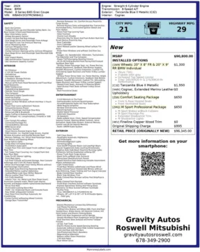 Another view of 2024 BMW 8 Series 840 for sale in Roswell, GA at Gravity Autos Roswell