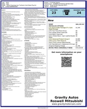 Another view of 2023 Jeep Grand Cherokee Trailhawk 4xe for sale in Roswell, GA at Gravity Autos Roswell