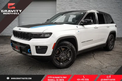 White 2023 Jeep Grand Cherokee Trailhawk 4xe for sale in Roswell, GA