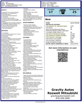 Another view of 2017 Mercedes-Benz S-Class S 550 for sale in Roswell, GA at Gravity Autos Roswell