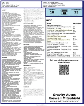 Another view of 2017 GMC Acadia Denali for sale in Roswell, GA at Gravity Autos Roswell