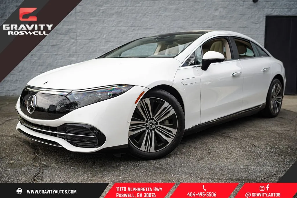 Black 2023 Mercedes-Benz EQS 450 for sale in Roswell, GA