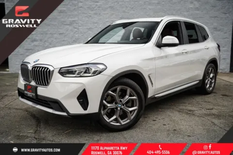 White 2022 BMW X3 xDrive30i for sale in Roswell, GA