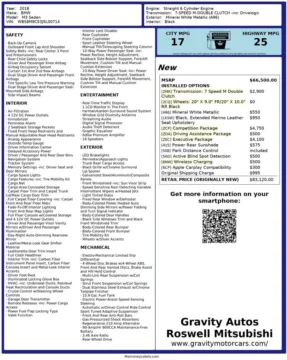 Another view of 2018 BMW M3 for sale in Roswell, GA at Gravity Autos Roswell