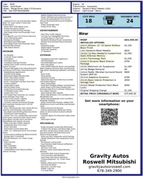 Another view of 2020 Land Rover Range Rover Velar R-Dynamic S for sale in Roswell, GA at Gravity Autos Roswell