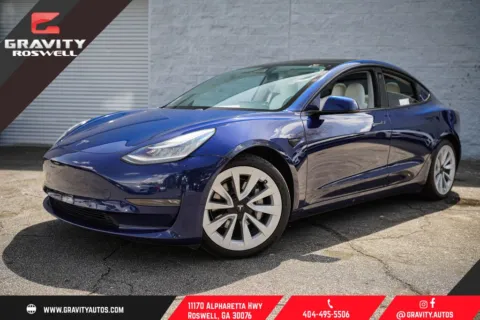 Blue 2021 Tesla Model 3 Long Range for sale in Roswell, GA