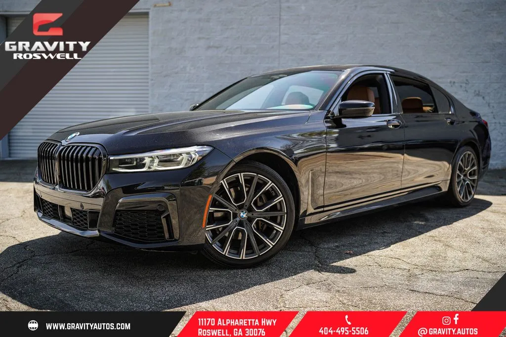 Black 2022 BMW 7 Series 740i for sale in Roswell, GA