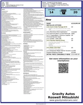 Another view of 2023 Jeep Grand Wagoneer Series III for sale in Roswell, GA at Gravity Autos Roswell