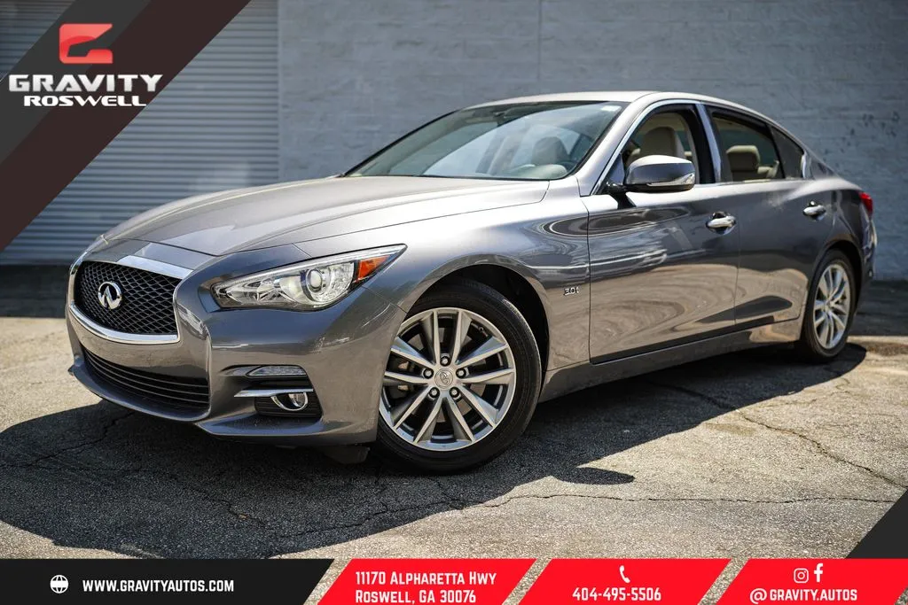 Gray 2017 INFINITI Q50 3.0t Premium for sale in Roswell, GA