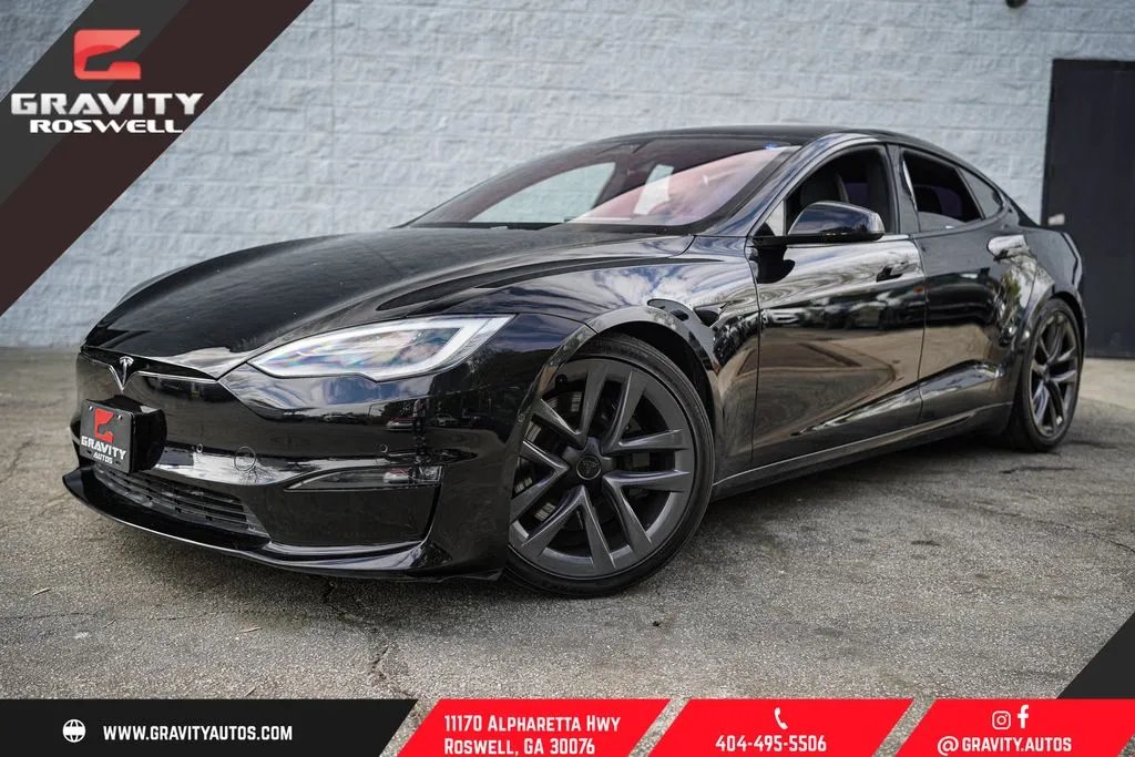 Black 2022 Tesla Model S Plaid for sale in Roswell, GA