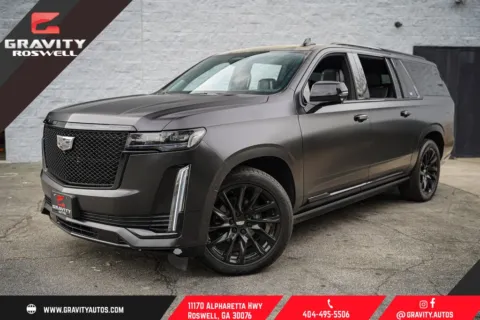 Black 2023 Cadillac Escalade ESV Sport Platinum for sale in Roswell, GA