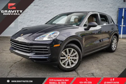 Blue 2021 Porsche Cayenne for sale in Roswell, GA