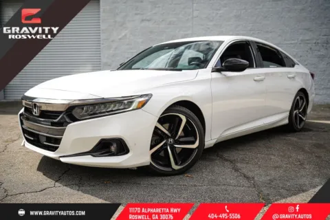 White 2022 Honda Accord Sport for sale in Roswell, GA