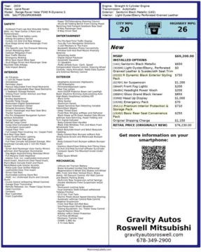 Another view of 2023 Land Rover Range Rover Velar R-Dynamic S MHEV for sale in Roswell, GA at Gravity Autos Roswell