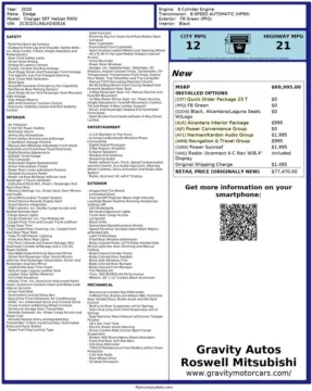 Another view of 2020 Dodge Charger SRT Hellcat for sale in Roswell, GA at Gravity Autos Roswell