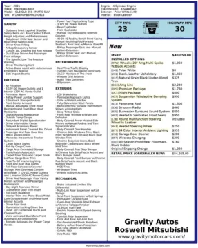 Another view of 2021 Mercedes-Benz GLB 250 for sale in Roswell, GA at Gravity Autos Roswell