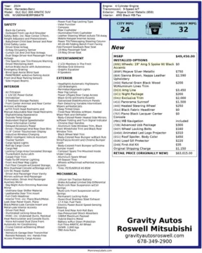 Another view of 2024 Mercedes-Benz GLC 300 for sale in Roswell, GA at Gravity Autos Roswell