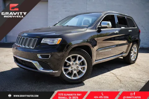 Black 2015 Jeep Grand Cherokee Summit for sale in Roswell, GA