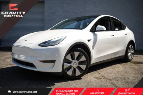 White 2021 Tesla Model Y Long Range for sale in Roswell, GA