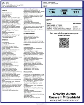 Another view of 2020 Tesla Model 3 Standard Range Plus for sale in Roswell, GA at Gravity Autos Roswell