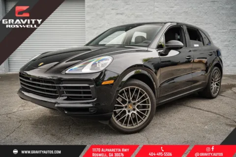 Black 2022 Porsche Cayenne Platinum Edition for sale in Roswell, GA