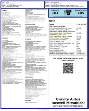 Another view of 2023 Mercedes-Benz EQS 580 for sale in Roswell, GA at Gravity Autos Roswell