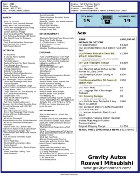 Another view of 2019 Porsche 911 GT3 RS for sale in Roswell, GA at Gravity Autos Roswell